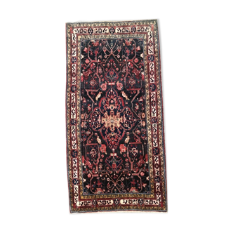 Tapis persan hamadan du 20éme siècle fait main 162x315 cm