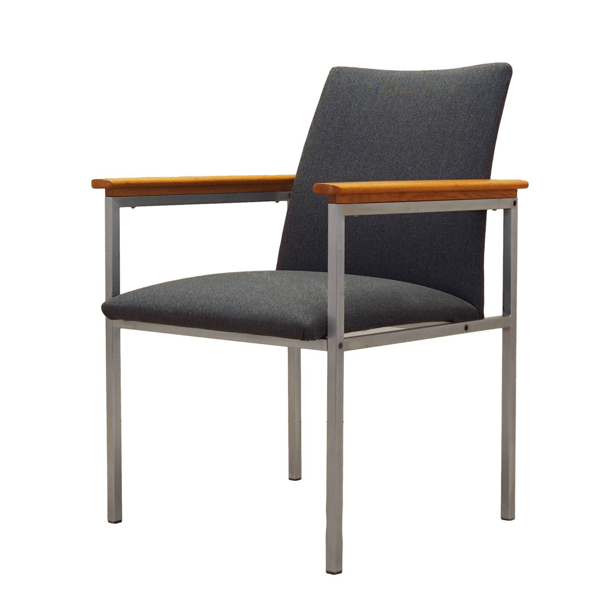 Grey armchair, Danish design, 1960s, designer: Sigvard Bernadotte, manufact