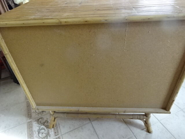 Rattan chest of drawers