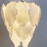 Vintage murano leaf chandelier, 1970s