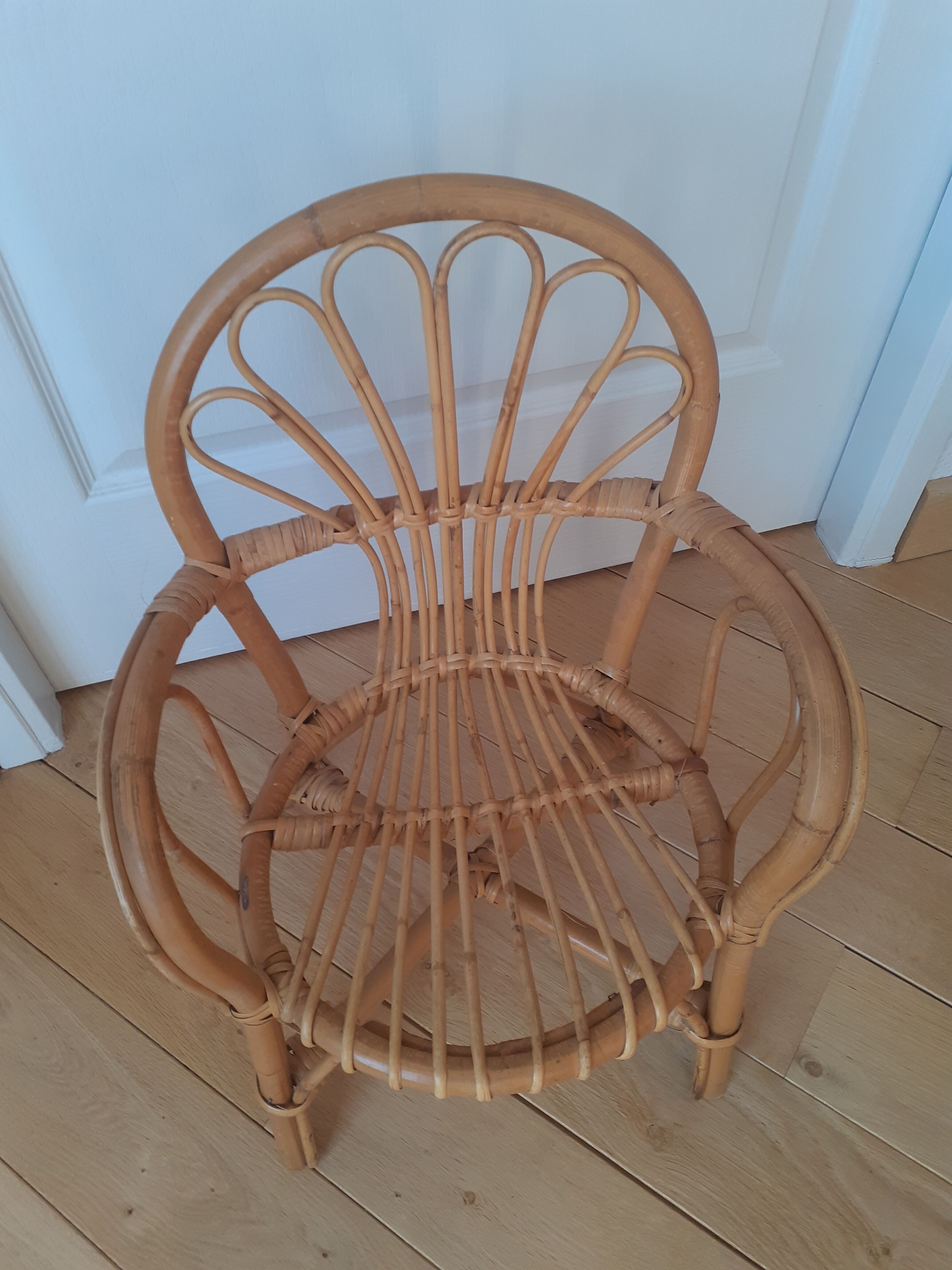 Rattan children's chair