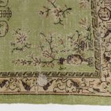 Green Oushak Turkish Carpet sku 861