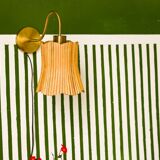 Mid century Modern Wall Sconce Lamp Floral Shape