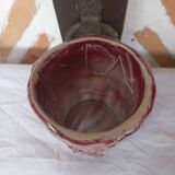 Vase original terre émaillée