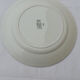 Round earthenware dish De Saint Amand model 4015 diam 27 cm