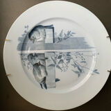Vaisselle bleue anglaise vintage Moore & Co
