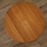 Vintage tripod wooden stool 1970