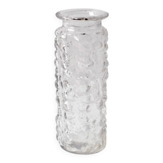 Vintage Stylish Pressed Glass Bubble Vase Designed by Vladislav Urban / 196