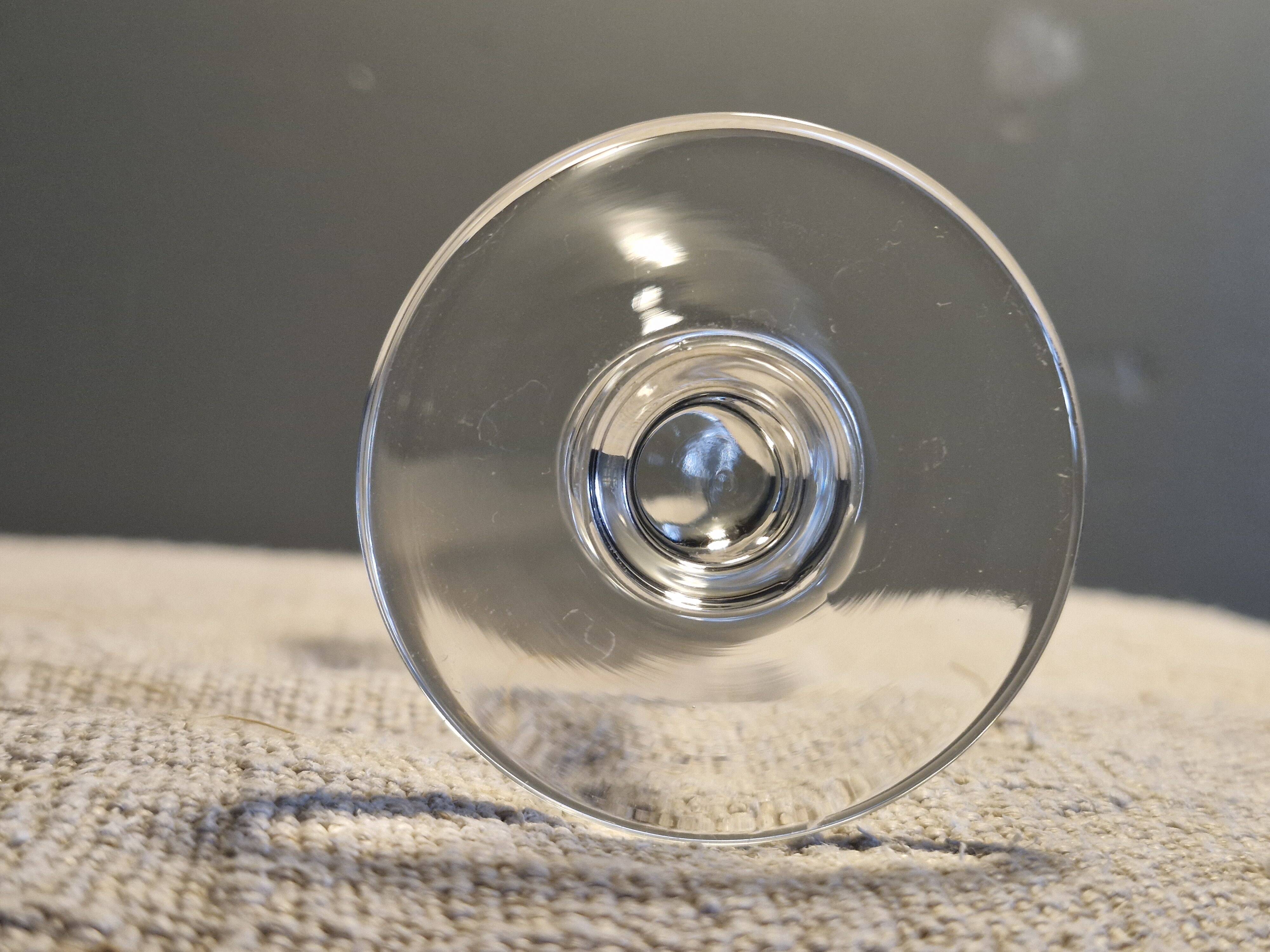 Baccarat 10 small antique glasses for white wine/port