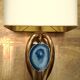 Willy Daro brass lamp, 1970s