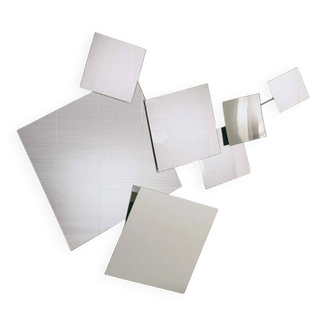 Miroir mural multiforme