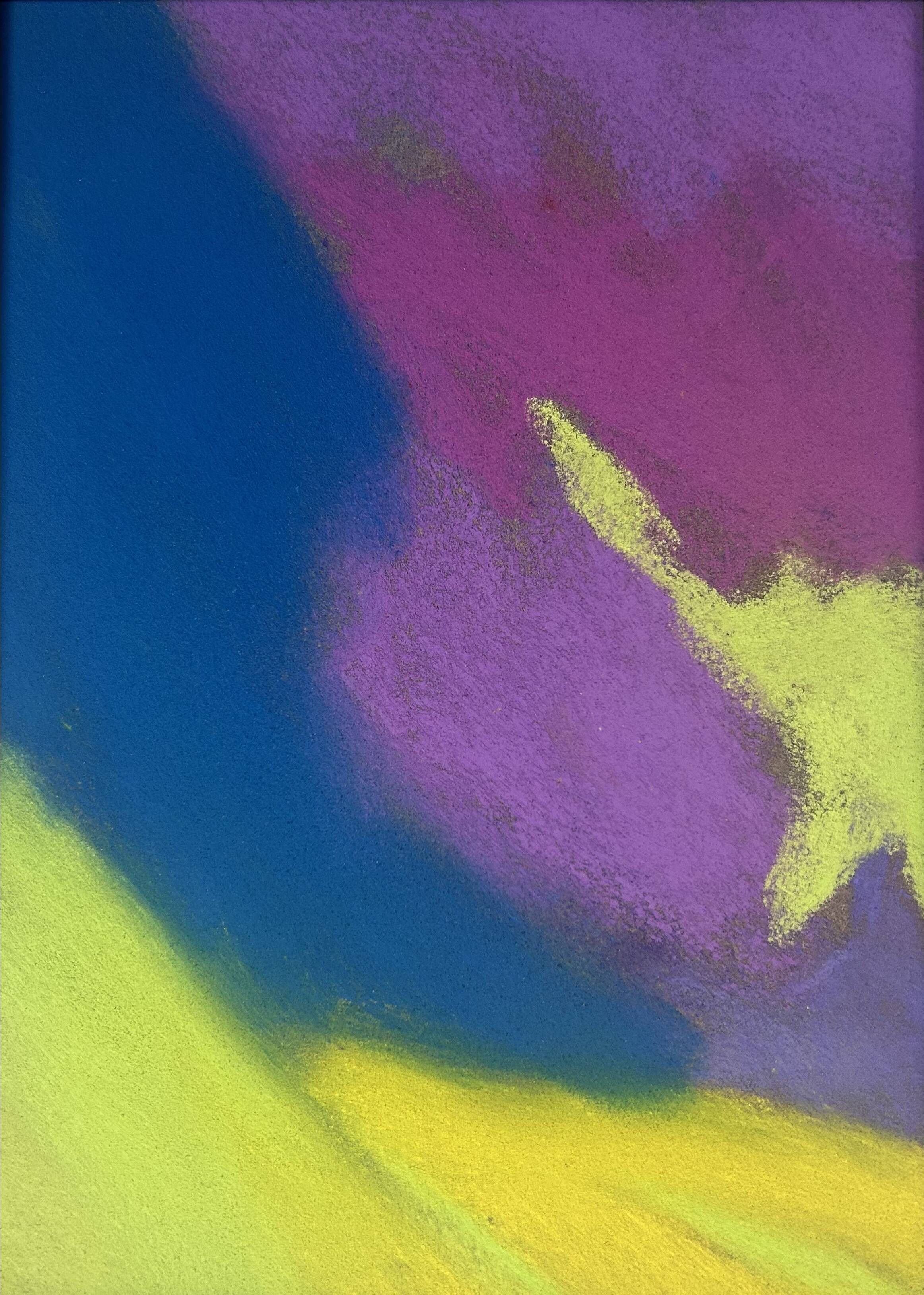 Pastel drawing 'Vetro Colorato', by Atelier Cléophée