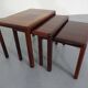 Danish Rosewood Nesting Tables, 1960s, Set of 3