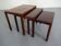 Danish Rosewood Nesting Tables, 1960s, Set of 3