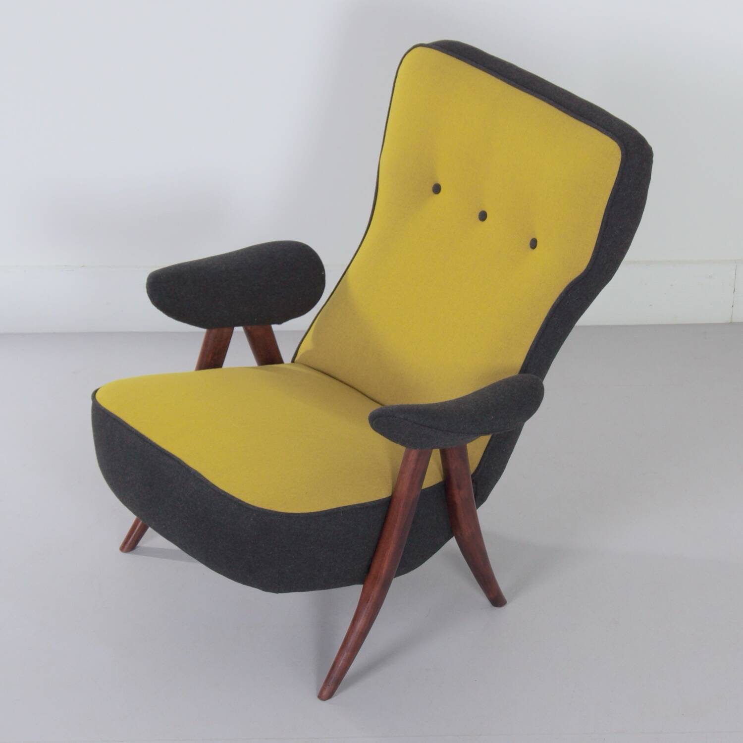 Fauteuil Modèle 105 Hairpin par Theo Ruth pour Artifort, 1950s