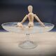 Transparent vine cake dish