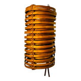 JA “Junco” caned rattan wall lamp by Coderch for Tunds, 1960, Spain