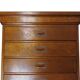 Danish Oak Archive Cabinet with Pull-Out Shelf, ca. 1925–1950