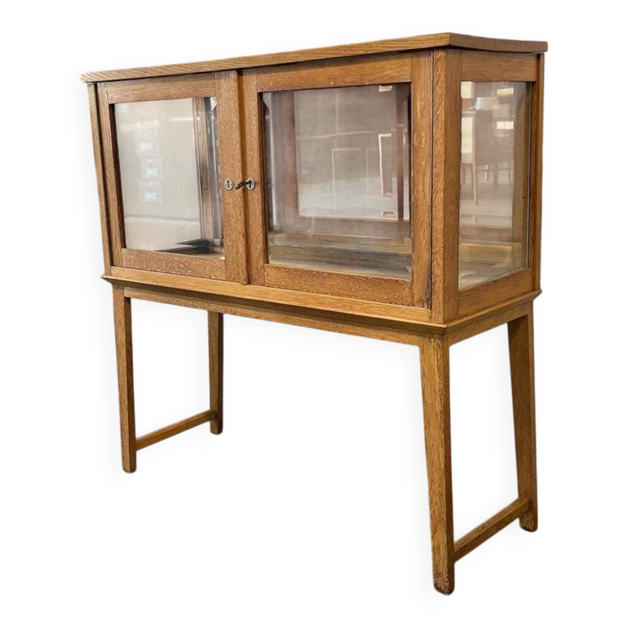 Display cabinet/tea cabinet/vintage wooden shelf
