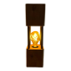 Lampe en bois chêne acier