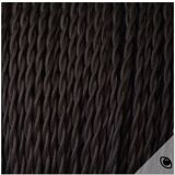 Wooden lamp base, 2-metre fabric cable.