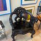 Fauteuil dragon en bois 19ème siècle