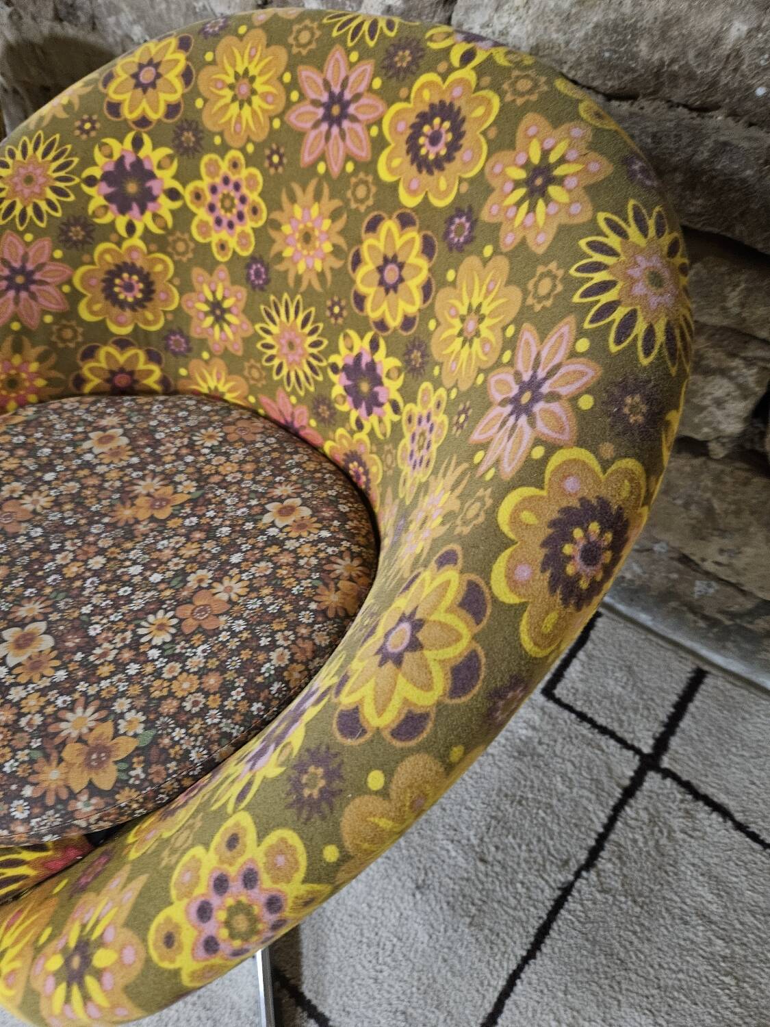 Pair of polystyrene cocktail shells 1970s