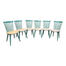 6 chaises vintage Baumann Modèle Menuet
