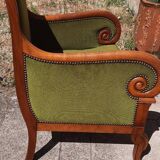 Pair of bergère armchairs