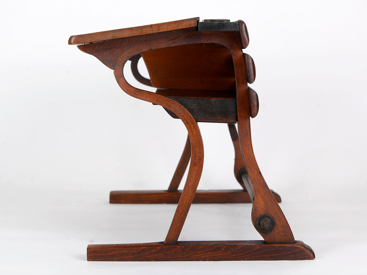 Set of Two Czech school desks from D. G. Fischel & Söhne