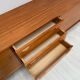1960s extra large vintage minimalistic teak sideboard
