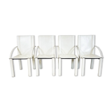 Carlo bartoli dining chairs for matteo grassi, 1980s