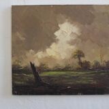 Landscape oil painting on canvas | 1950s