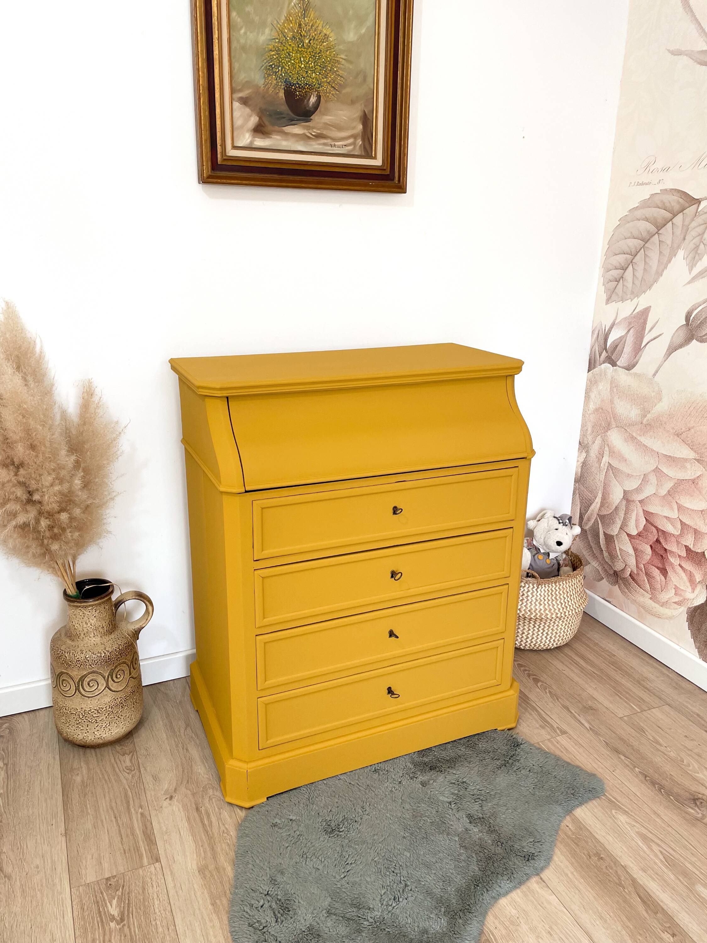 Louis Philippe changing table and dresser