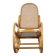 Fauteuil à bascule italien Luigi Crassevig en bois courbé