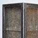 Armoire médicale vintage en verre et en fer, années 1950