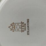 Gien Strasbourg model plate duo