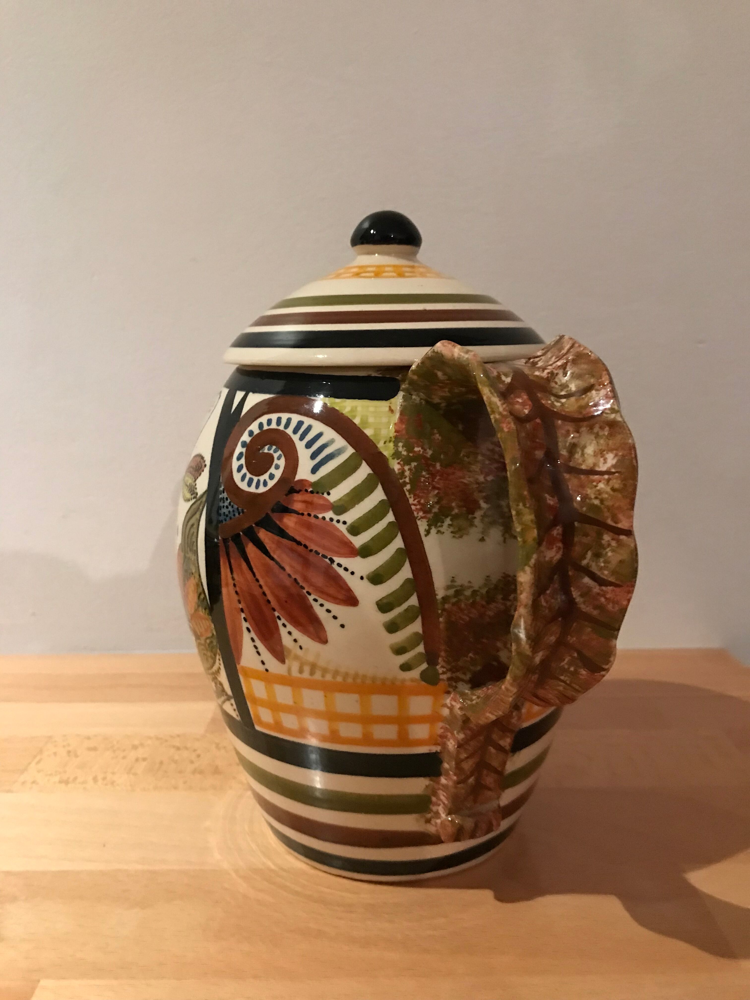 Tea set Quimper Paul Fouillen