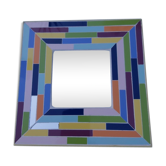 Miroir en marquèterie carrelage - 32x33cm