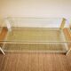 Italian travertine, perspex and glass coffee table, circa 1970