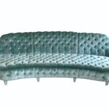 Dedar “splendido” velvet sofa, “sage” color, quilted