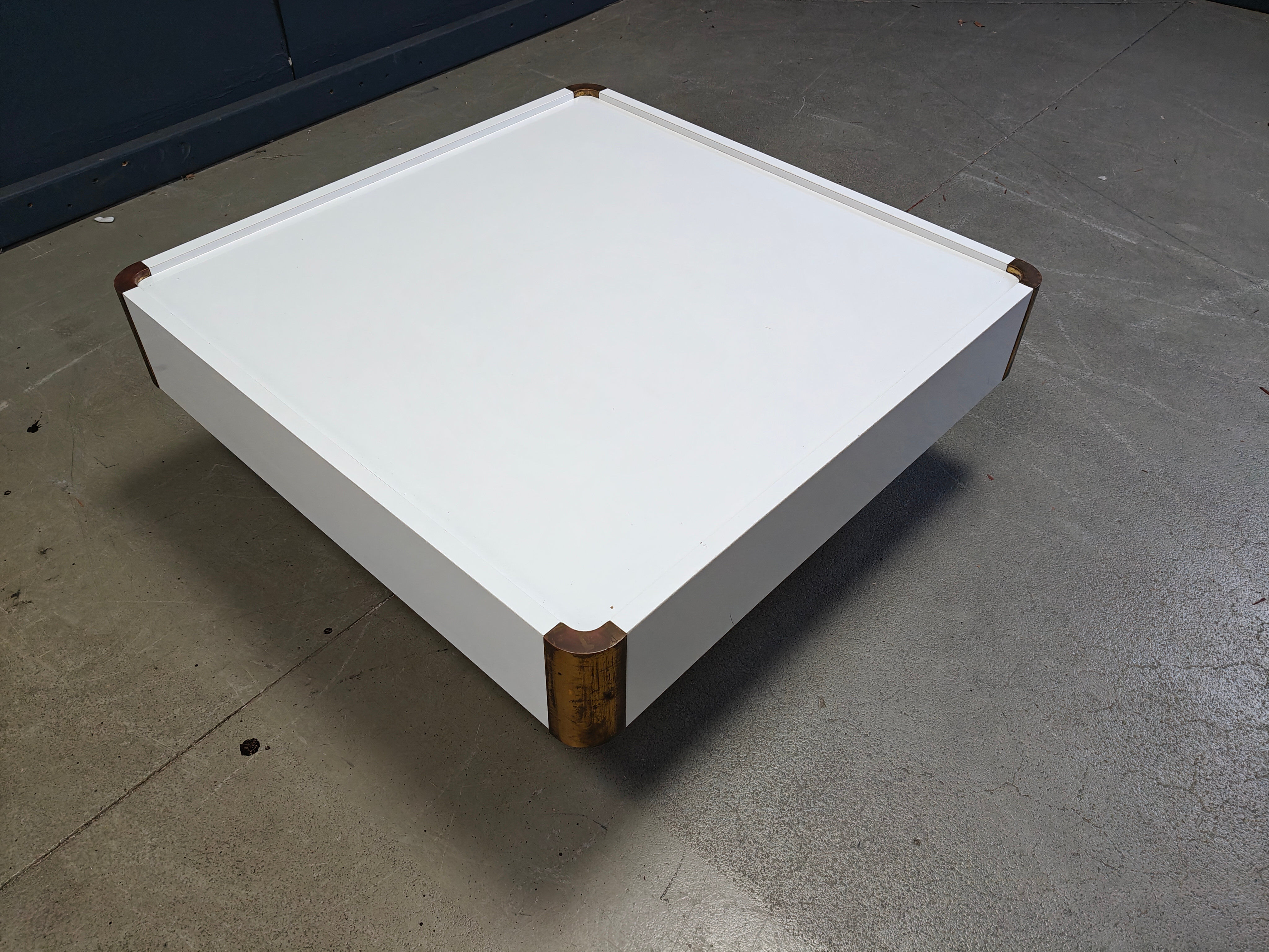 Vintage coffee table attributed to Willy Rizzo, 1970s