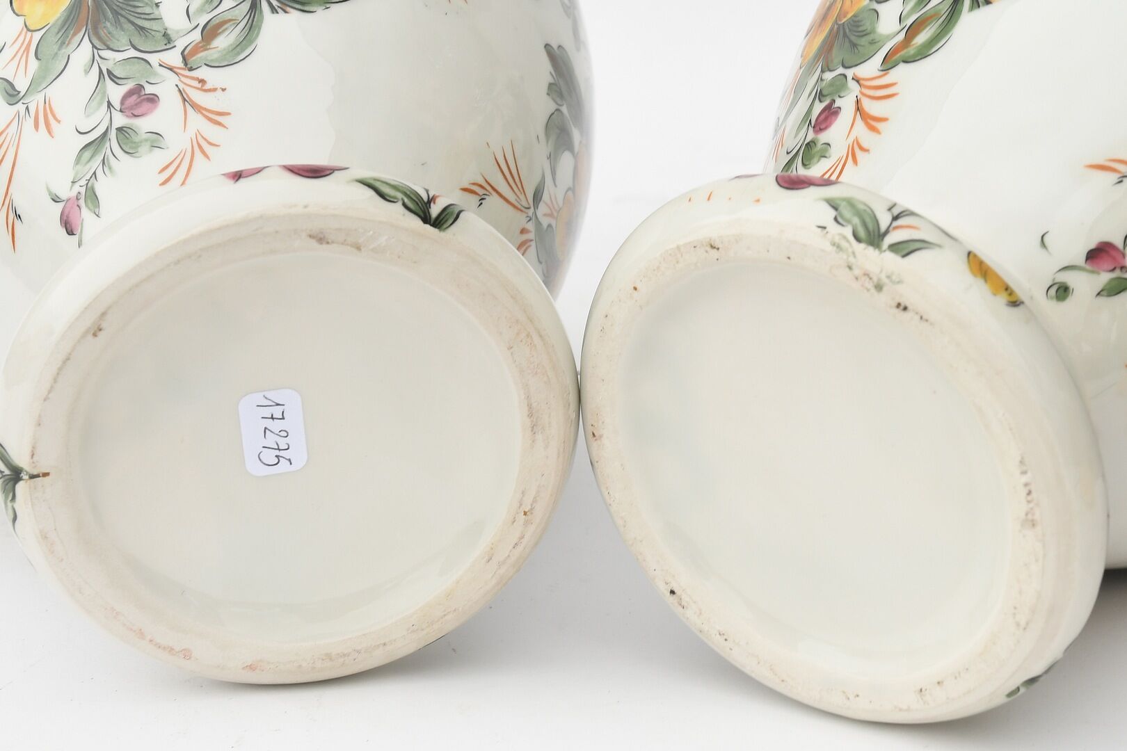 Pair of porcelain vases