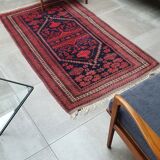 Tapis ancien noué main en laine