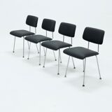 Set of 4 dining chairs Gispen 1263 by AR Cordemeijer 1960