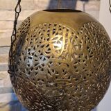 Lanterne boule laiton