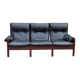 Banquette cuir noir