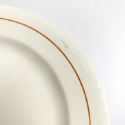 Iron earth plate Salins model without worry old cream flowers