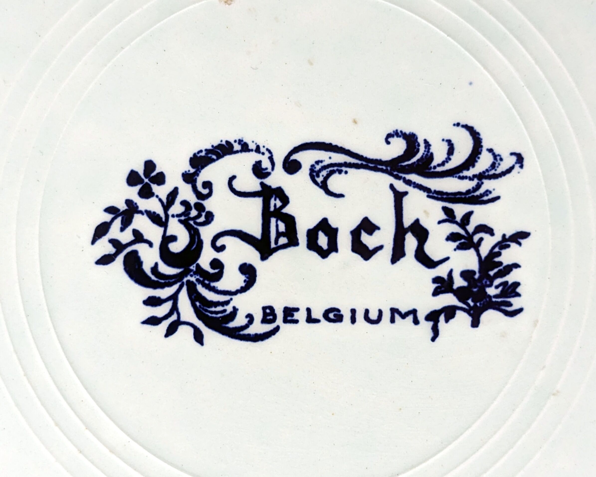 Boch Belgium ceramic wall plate depicting the painter Rembrandt