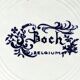 Boch Belgium ceramic wall plate depicting the painter Rembrandt